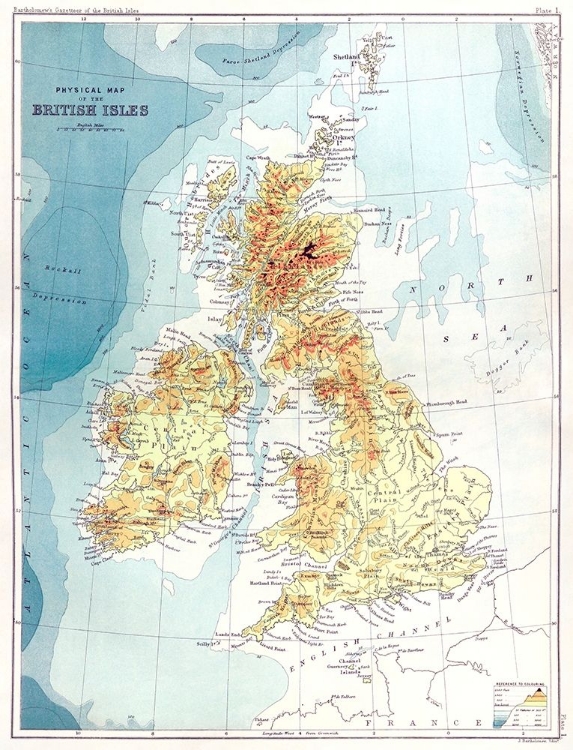 Picture of GAZETTEER OF THE BRITISH ISLES-STATISTICAL AND TOPOGRAPHICAL 1887