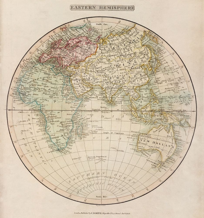 Picture of EASTERN HEMISPHERE 1808