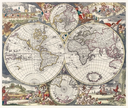 Picture of NOVA TOTIUS TERRARUM ORBIS TABULA 1660