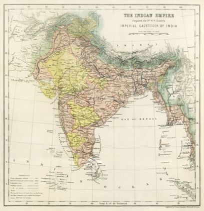 Picture of SECOND EDITION OF THE IMPERIAL GAZETTEER OF INDIA 1885