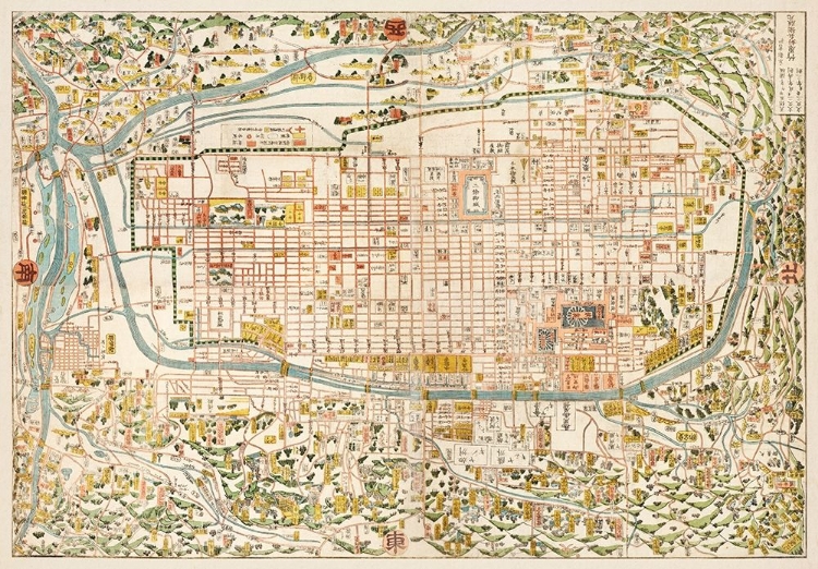 Picture of MAP OF KYOTO 1863