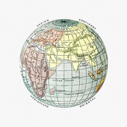 Picture of WORLD ATLAS FROM THE PRACTICAL TEACHING OF GEOGRAPHY 1878