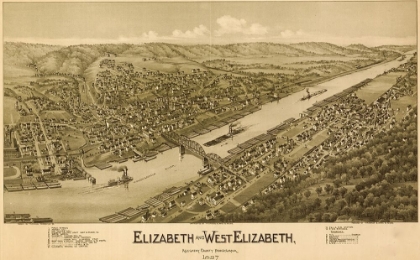 Picture of ELIZABETH AND WEST ELIZABETH PENNSYLVANIA