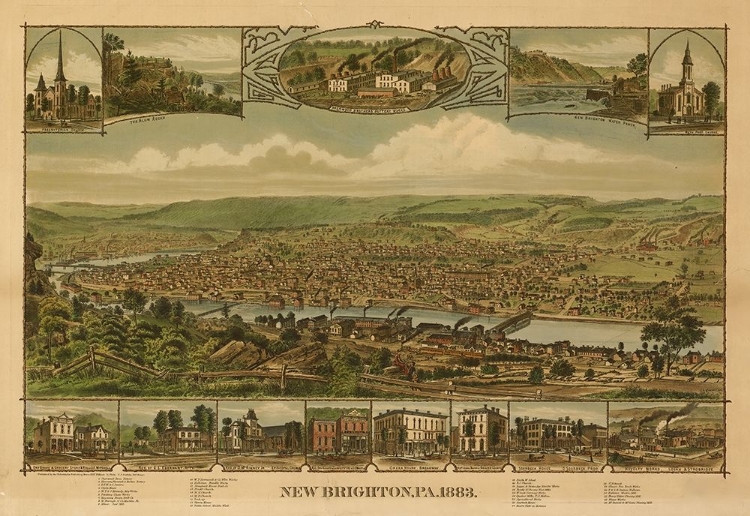 Picture of NEW BRIGHTON-PENNSYLVANIA 1883