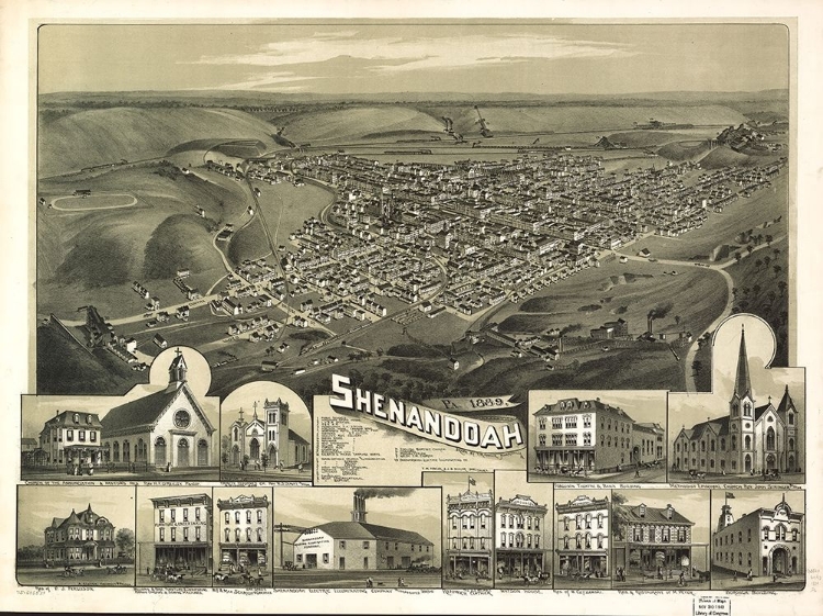 Picture of SHENANDOAH-PENNSYLVANIA 1889