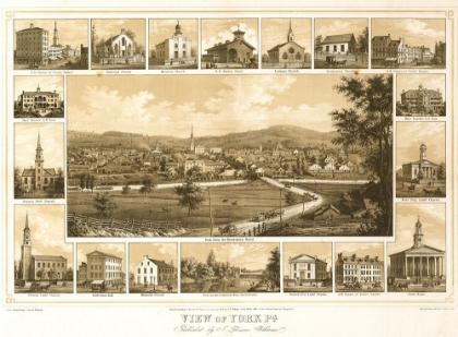 Picture of VIEW OF YORK PENNSYLVANIA