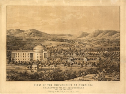 Picture of UNIVERSITY OF VIRGINIA 1856