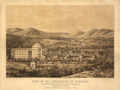 Picture of UNIVERSITY OF VIRGINIA 1856