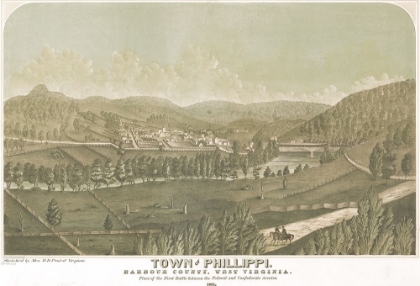 Picture of TOWN OF PHILIPPI BARBOUR COUNTY WEST VIRGINIA 1861