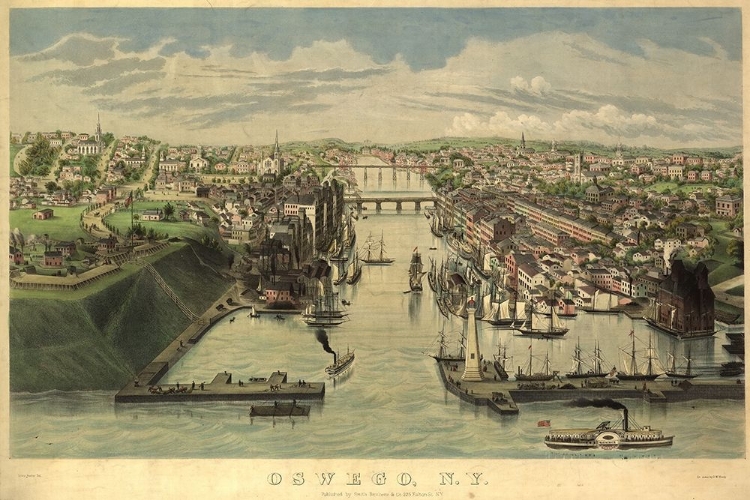 Picture of OSWEGO NEW YORK 1855