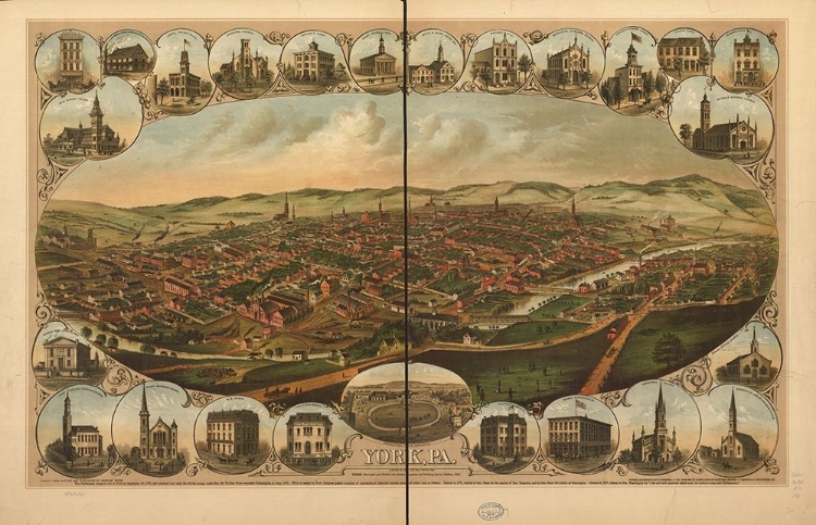 Picture of YORK PENNSYLVANIA 1879