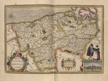 Picture of FLANDERS BELGIUM MAP