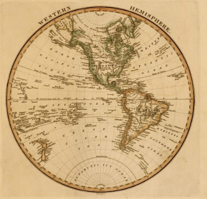 Picture of WESTERN HEMISPHERE 1817