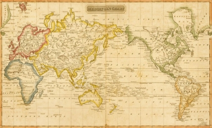 Picture of MERCATORS CHART 1817