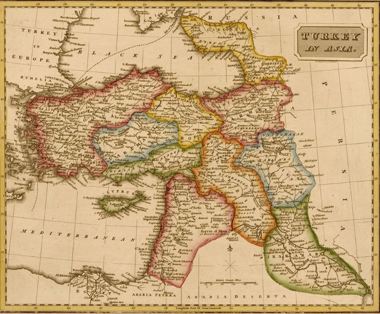 Picture of TURKEY IN ASIA MIDDLE EAST 1817