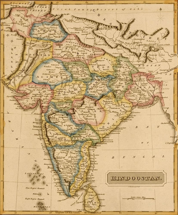 Picture of HINDUSTAN HINDOOSTAN INDIA 1817