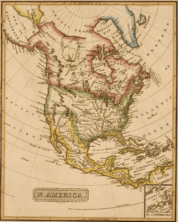 Picture of NORTH AMERICA 1817