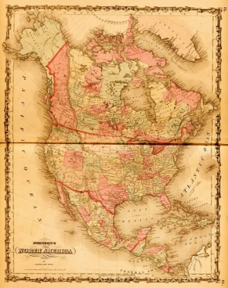 Picture of NORTH AMERICA 1862