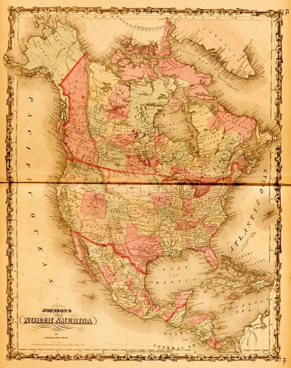 Picture of NORTH AMERICA 1862