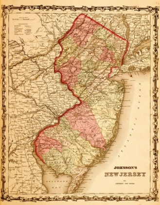Picture of NEW JERSEY 1862