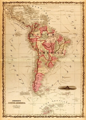Picture of SOUTH AMERICA 1862