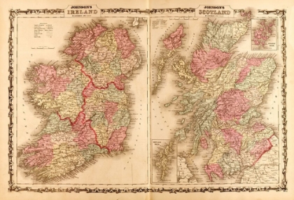 Picture of IRELAND AND SCOTLAND 1862