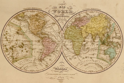Picture of WORLD MAP 1844