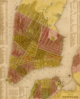 Picture of MANHATTAN ISLAND 1844