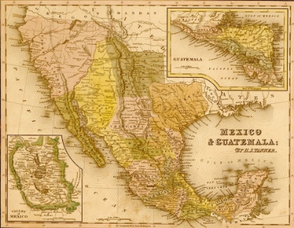 Picture of MEXICO AND GUATAMALA 1844