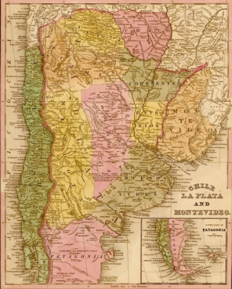 Picture of CHILE LA PLATA AND MONTEVIDEO 1844