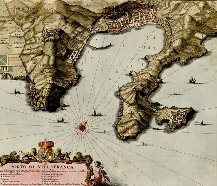 Picture of VILLA FRANCA ON THE MEDITERRANEAN 1700