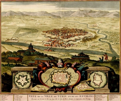 Picture of TURIN OR TORINO AND ITS ENVISONS 1700