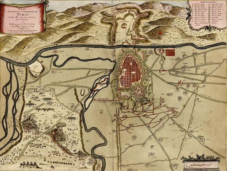 Picture of TURIN OR TORINO AND ITS ENVISONS 1700