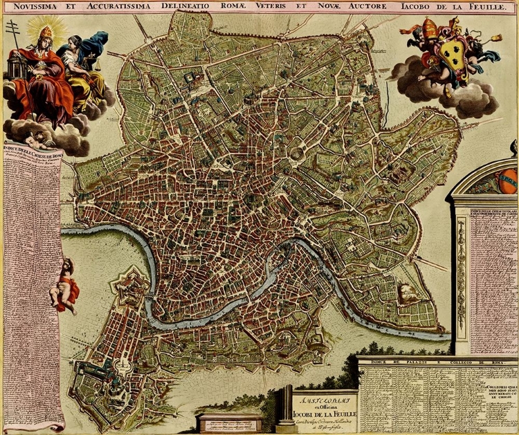 Picture of ROME ON THE TIBER AND THE VATICAN 1700