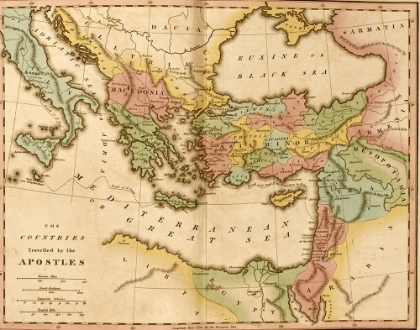 Picture of COUNTRIES TRAVELLED BY THE APOSTLES