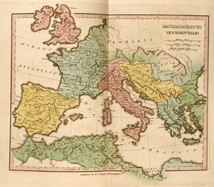 Picture of LANDS OF THE PATRIARCHS IN THE WESTERN EUROPE 330 CE