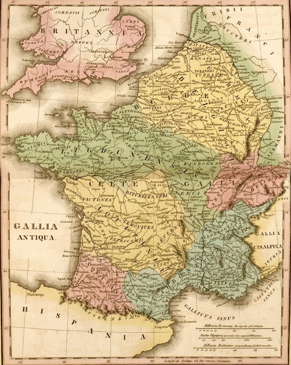 Picture of ANCIENT FRANCE GALLIA ANTIQUA