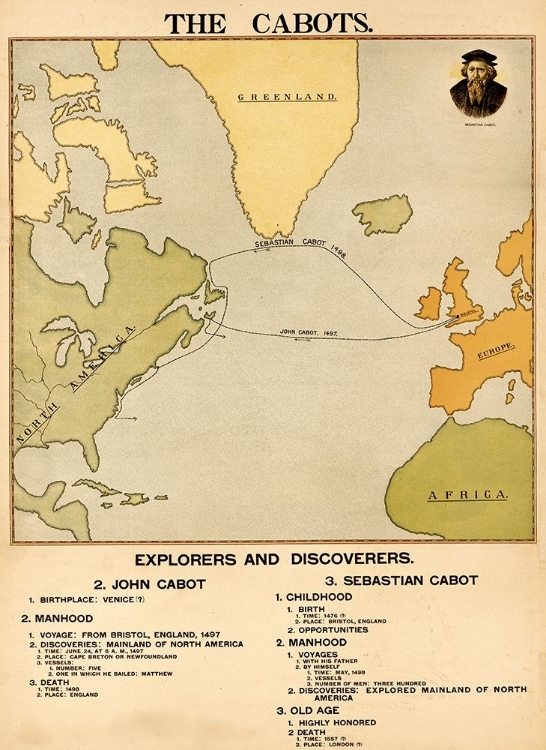 Picture of THE VOYAGES OF JOHN AND SEBASTIAN CABOT