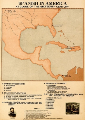 Picture of THE SPANISH IN AMERICA AT THE CLOSE OF THE XVITH CENTURY