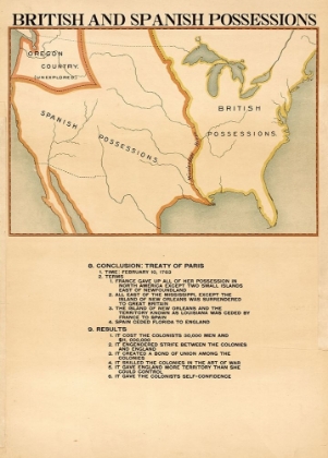 Picture of BRITISH AND SPANISH POSSESSIONS