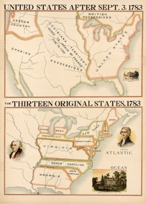 Picture of THE ORIGINAL COLONIES 1783