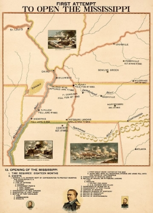 Picture of CIVIL WAR FIRST ATTEMPT TO OPEN THE MISSISSIPPI