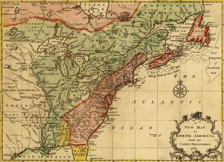 Picture of NORTH AMERICA 1763