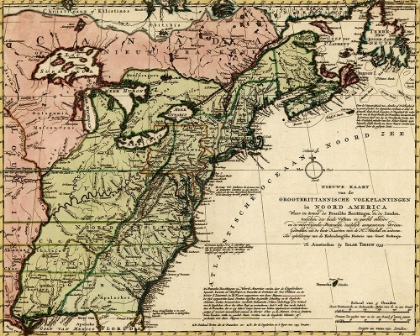 Picture of GREAT BRITAIN AND FRENCH SETTLEMENTS IN NORTH AMERICA