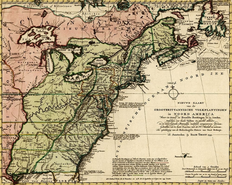 Picture of GREAT BRITAIN AND FRENCH SETTLEMENTS IN NORTH AMERICA