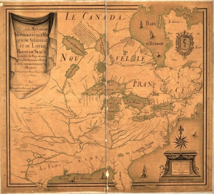 Picture of CANADA AND NEW FRANCE 1685