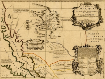 Picture of MEXICO AND CALIFORNIA 1742