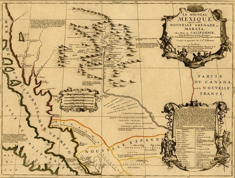 Picture of MEXICO AND CALIFORNIA 1742