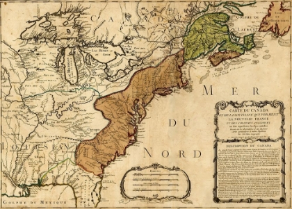 Picture of CANADA TO LOUISIANA-EASTERN USA 1756