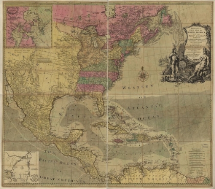 Picture of BRITISH EMPIRE IN NORTH AMERICA 1783